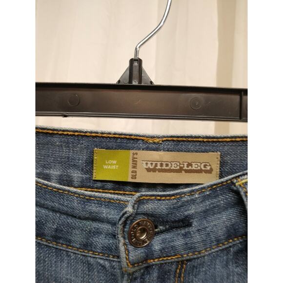 Y2k Vtg Womens Old Navy Flare Jeans Lowrise Regular Inseam 10" Bellbottom Sz 8 - Picture 4 of 12